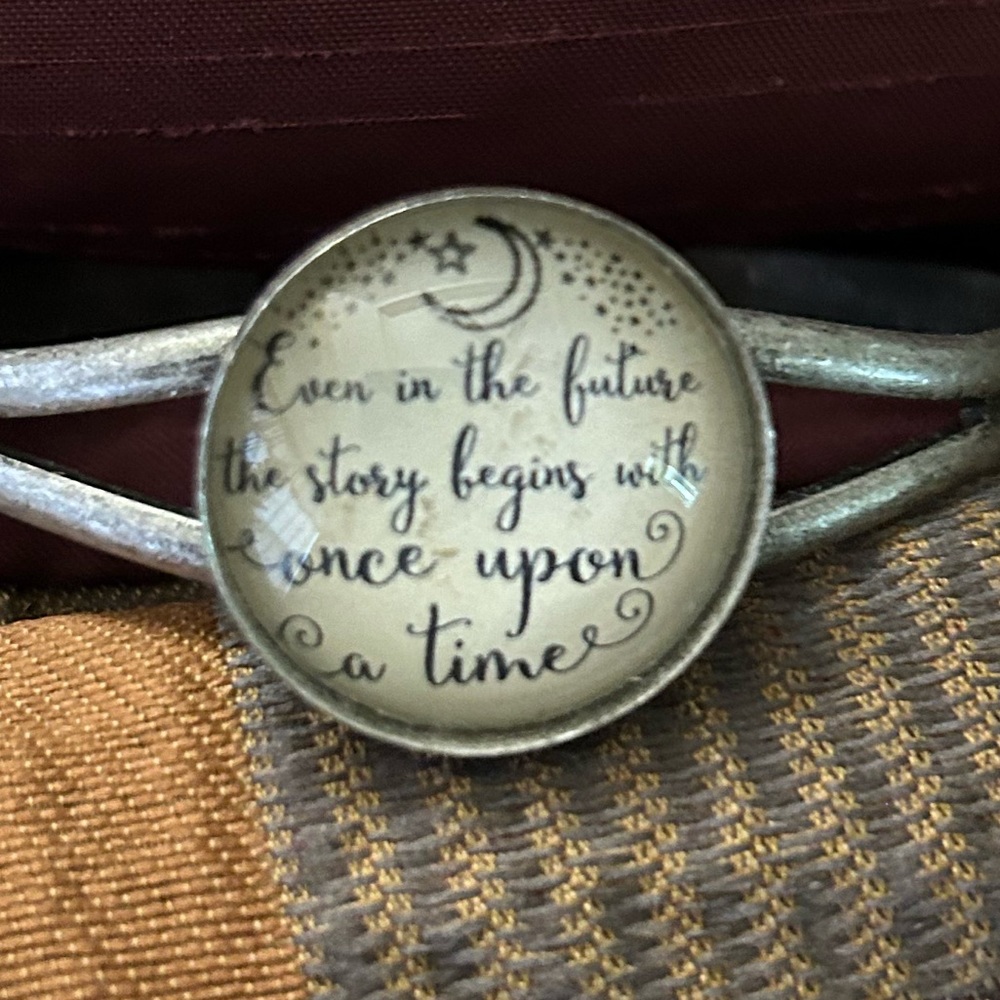 Even in the future the story begins with once upon a time bracelet